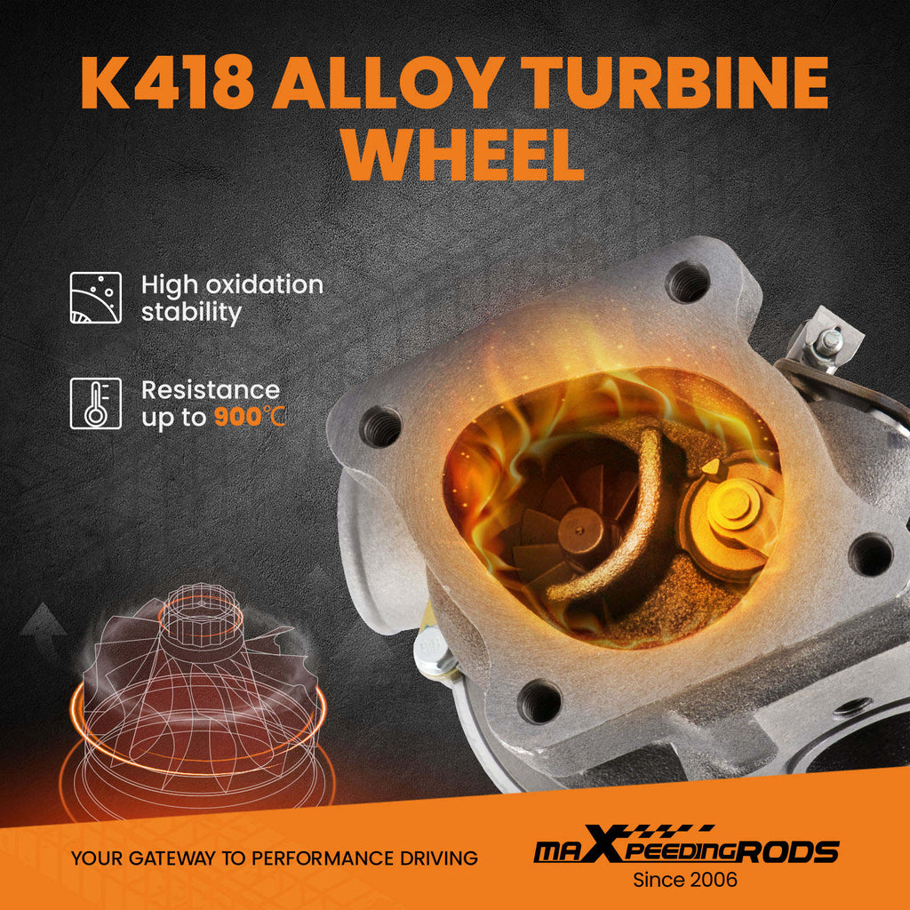 K04 025 Turbo geschikt voor Audi RS4 S4 A6 2.7T Upgrade 53049880025 078145701S