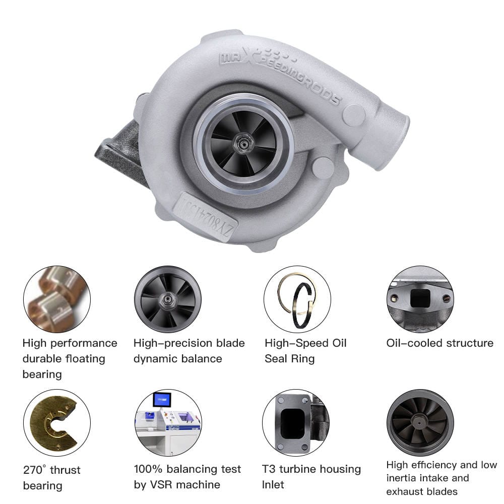 Turbolader T3/T4 400PK geschikt voor universele toepassing