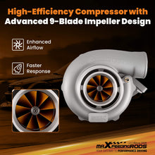 Laad de afbeelding in de galerijviewer, Voor GT35 GT3582 Billet Turbo Anti-Surge T3 V-Band 0.63 0.7 A/R Universal voor 3-6.0L