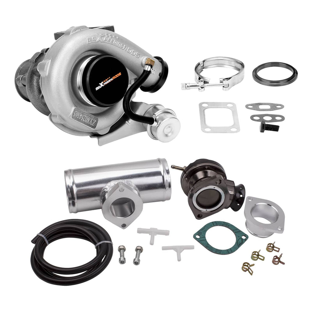 Turbo T3 T04E geschikt voor Audi VW +Turbo BLOW OFF KLEP KIT+ 2.5 Inch Flange