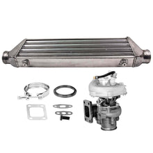 Laad de afbeelding in de galerijviewer, T3 Universal Turbo 0.63 A/RIntercooler2.5 64mm WATER COOLERKi