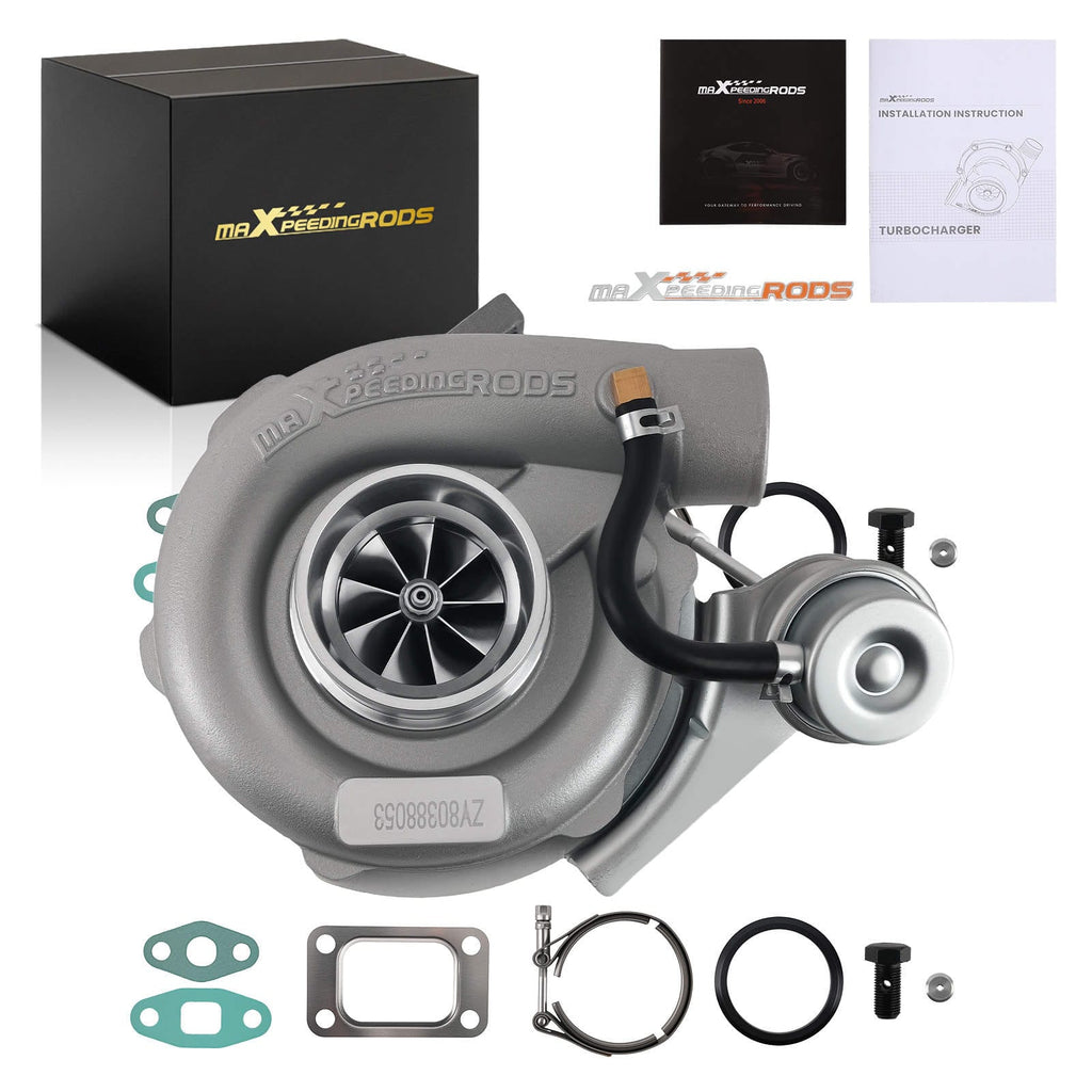 T04E T3/ T4 Turbo Compressor Turbo 400 + V-Band Oil Cooled Boost Controller