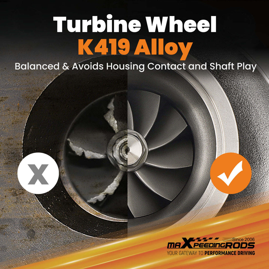 A/R 0.82 0.63 Anti-surge Turbo voor GT3071 Universal geschikt voor Audi VW 2.0L-2.5L Billet Compressor Wheel Anti-surge