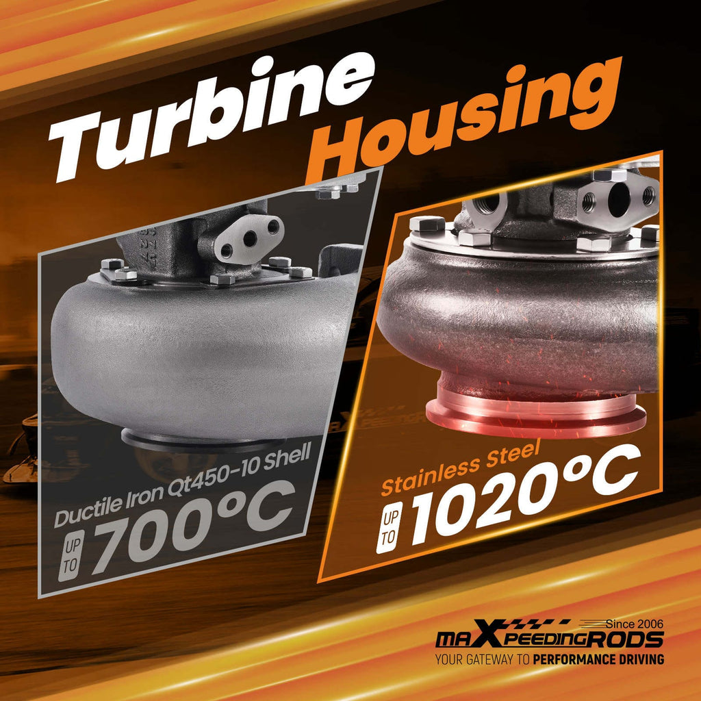 A/R 0.82 0.63 Anti-surge Turbo voor GT3071 Universal geschikt voor Audi VW 2.0L-2.5L Billet Compressor Wheel Anti-surge