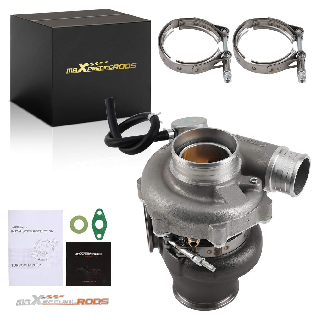 Universal Turbo voor 1.4-3.0L Engine Ceramic Lager Water+Oil AR 0.70/0.72 V-band