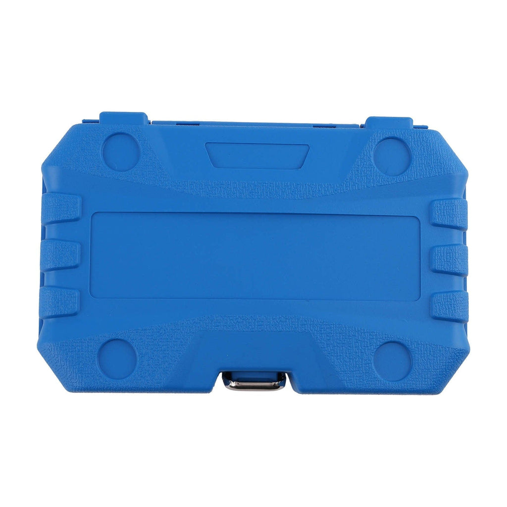 17x Pass-Through Socket Set Ratchet Box for Mechanics 10-24mm Metric