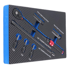 Laad de afbeelding in de galerijviewer, Momentsleutel 3/8 Zoll 10-60Nm einstellbar Bits T20 T30 T40 verlenging