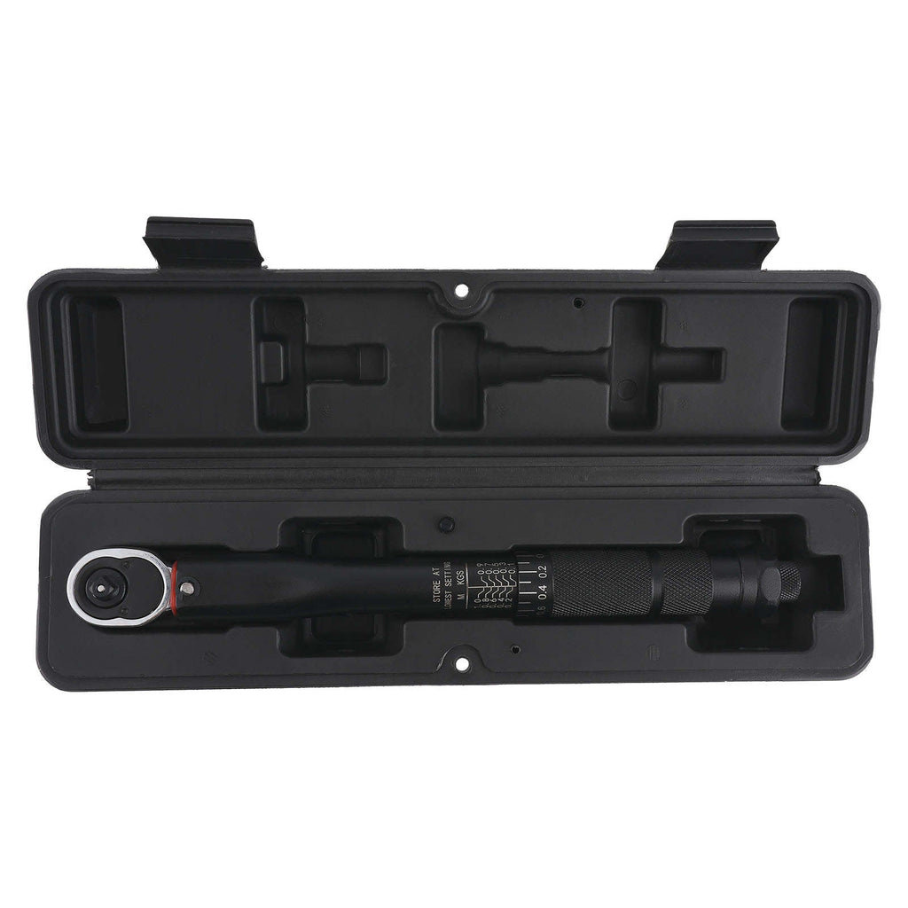Torque wrench 1/4" voor Workshop Mechanic Bicycle motorfiets Automotive