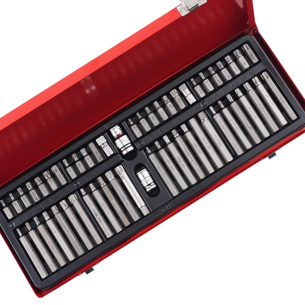 54-in-1 Star Bits T20-T55 Hex H4-H12 30mm 75mm Professional Kit
