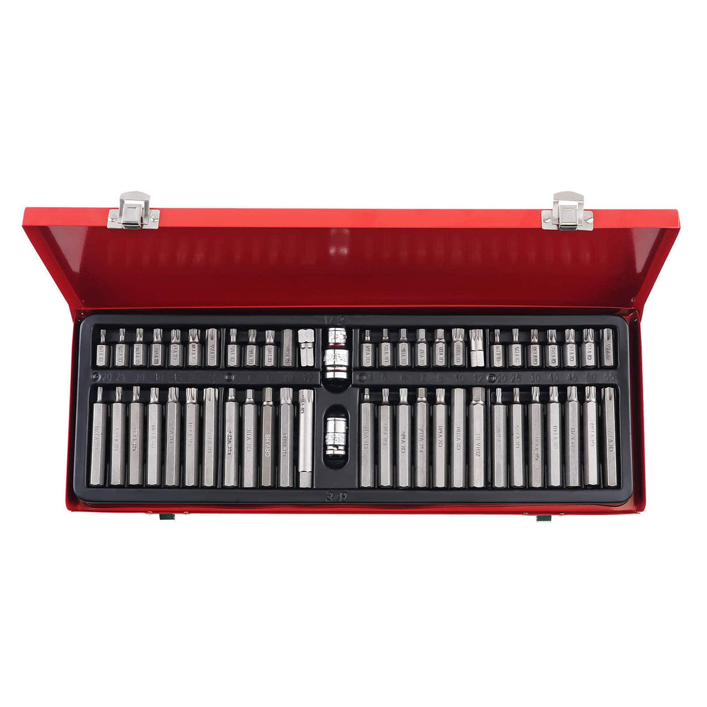 54-in-1 Star Bits T20-T55 Hex H4-H12 30mm 75mm Professional Kit