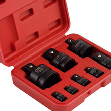 Load image into Gallery viewer, Impact Adapters 1/4 3/8 1/2 3/4 1 Cr-Mo Steel 8 Pieces With Case