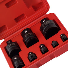 Load image into Gallery viewer, Impact Adapters 1/4 3/8 1/2 3/4 1 Cr-Mo Steel 8 Pieces With Case