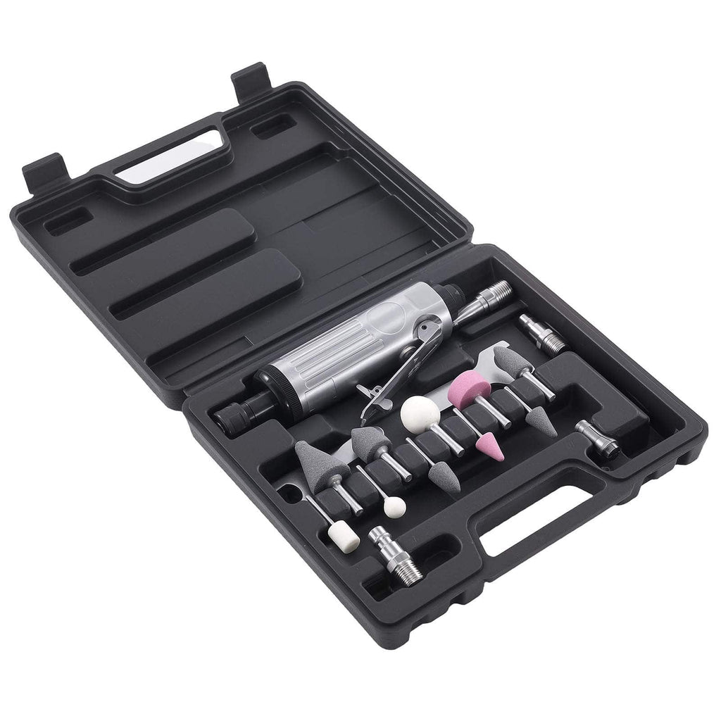 Druckluft Luftschleifer Kompakt 1/4 Stabschleifer 25000 U/min Komplett Set