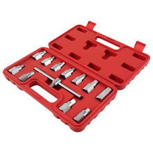 Load image into Gallery viewer, Drain Plug Socket Set 3/8 with Hex T-Bar 8-17mm 12 pieces