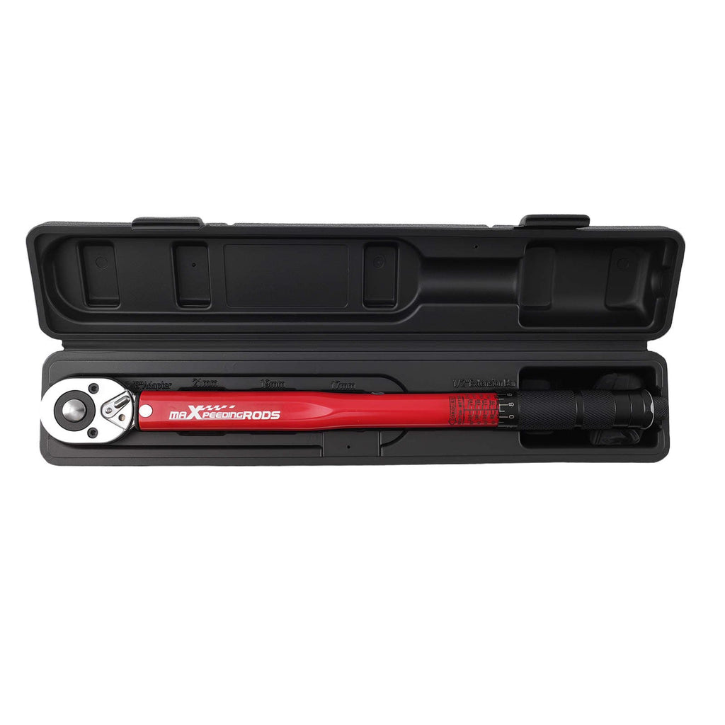 Torque Wrench 1/2 28-210Nm voor Vehicle met Sockets 17/19/21mm and Extension