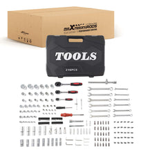 Load image into Gallery viewer, 216 Piece Quick Release Ratchet Socket Set 1/4 3/8 1/2 Case