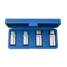 Laad de afbeelding in de galerijviewer, 4-Stuk Exhaust Stud Extractor Set CRV 6-12mm 1/2 Inch met Case