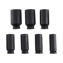 Load image into Gallery viewer, 16 1/2-inch Impact Sockets 10-32mm 6-Point Deep Metric Cr-V Phosphate