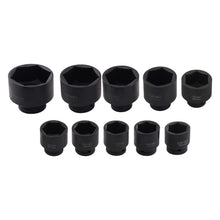 Load image into Gallery viewer, 20-Piece Impact Socket Set 6PT for Mechanic Workshop 21-65mm 3/4 1 + Ratchet