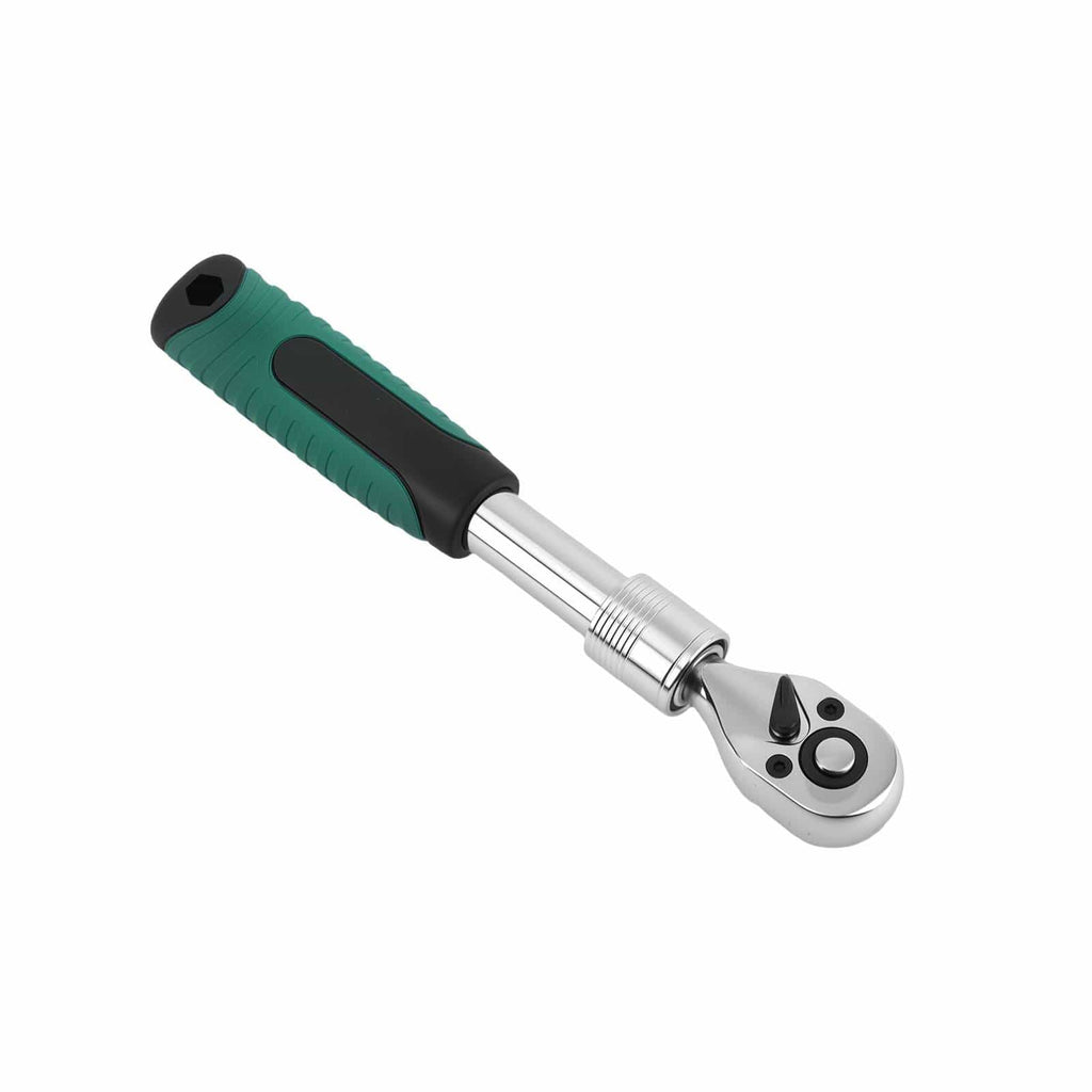 3 Ratchet Wrenches 1/4 3/8 1/2 72 Teeth Extendable Ergonomic Handle