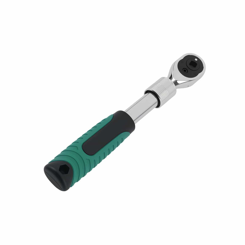 3 Ratchet Wrenches 1/4 3/8 1/2 72 Teeth Extendable Ergonomic Handle