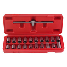 Laad de afbeelding in de galerijviewer, 21 Drain Plug Keys geschikt voor Renault Peugeot Citroen Vauxhall CR40 Staal