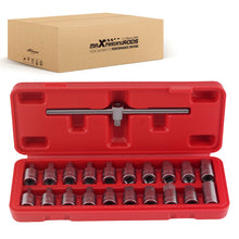 Laad de afbeelding in de galerijviewer, 21 Drain Plug Keys geschikt voor Renault Peugeot Citroen Vauxhall CR40 Staal
