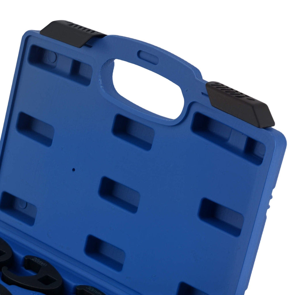 19x Crowfoot Spanner Socket Wrench Set External Square Drive 1/2 3/8