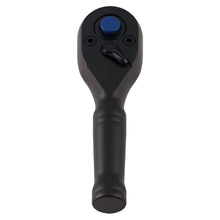Load image into Gallery viewer, 3 Pieces Stubby Ratchet Handle 3-Piece Set 1/4 3/8 1/2 Black
