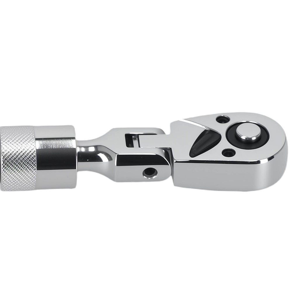 1/4 Inch 72-Tooth 40Cr Steel Flexible 180° Professional Ratchet