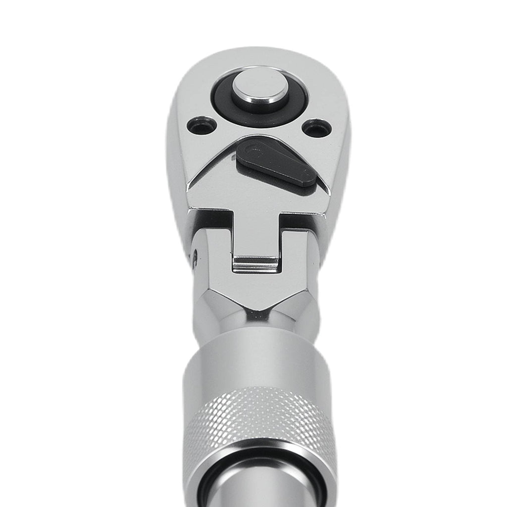 1/4 Inch 72-Tooth 40Cr Steel Flexible 180° Professional Ratchet