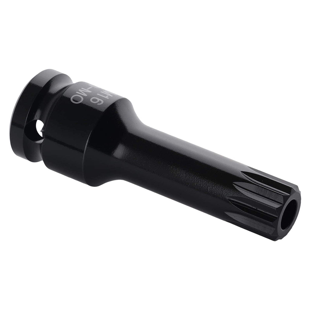6 Spline Anti-Theft Impact Bits suitable for VW Golf Sharan Transporter CR-MO 1/2