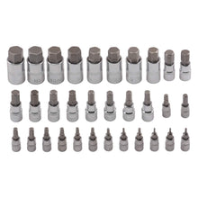 Load image into Gallery viewer, 32-piece Hexagon S2 Steel Bit Socket Set Metric Imperial Case