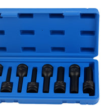 Laad de afbeelding in de galerijviewer, 8-Stuk Fluted Sockets CR-MO voor Professional Tools