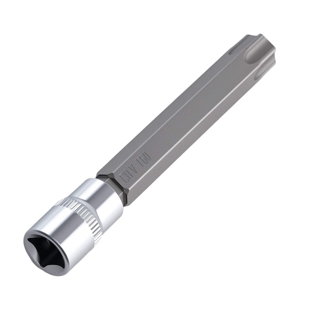 Set of 8 Long Torx Bit Sockets 3/8" Drive T25-T60 110mm Professional CRV Steel new