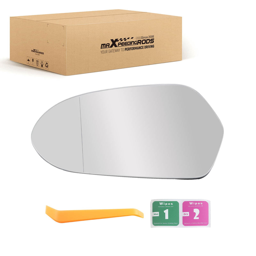Buitenspiegel geschikt voor glas links asferisch, Audi A6 2011-2018 4G0857535 Beheizt