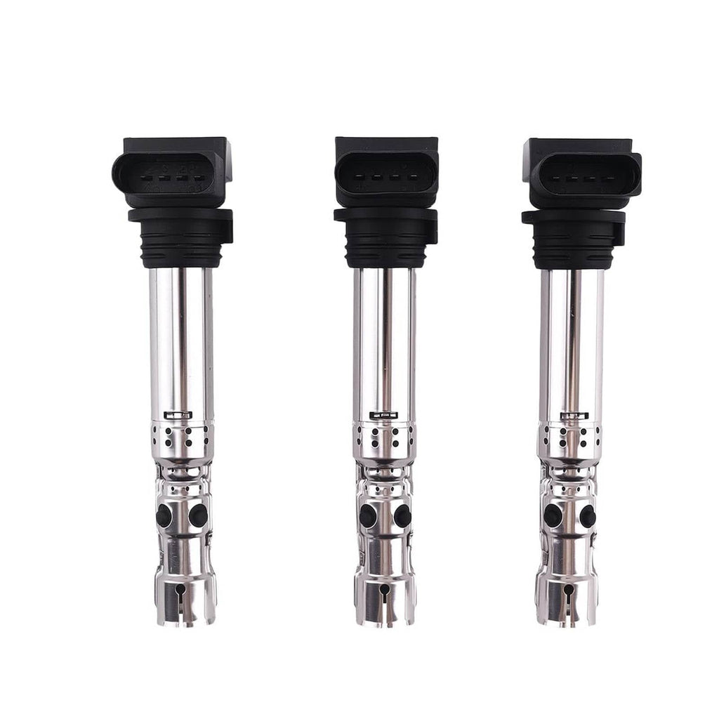 3x Bobine Kit geschikt voor VW Fox geschikt voor Seat Ibiza 1.2L 03D905105A 03D905105B