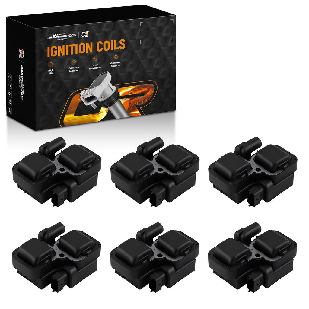 Bobine 6 Stuks geschikt voor Mercedes C320 S430 CLK320 1998-2005 0001587803