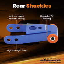 Laad de afbeelding in de galerijviewer, Voor 3 + achter 2 Inch Lift Kit Spacers geschikt voor Jeep Cherokee XJ 1984-2001 4WD 4X4