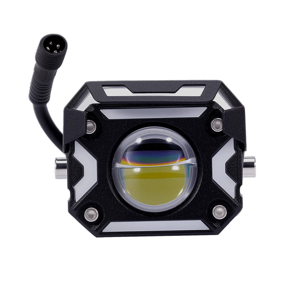 80W 12V Motorcycle LED Auxiliary Light IP67 for ATV Pickup SUV Truck