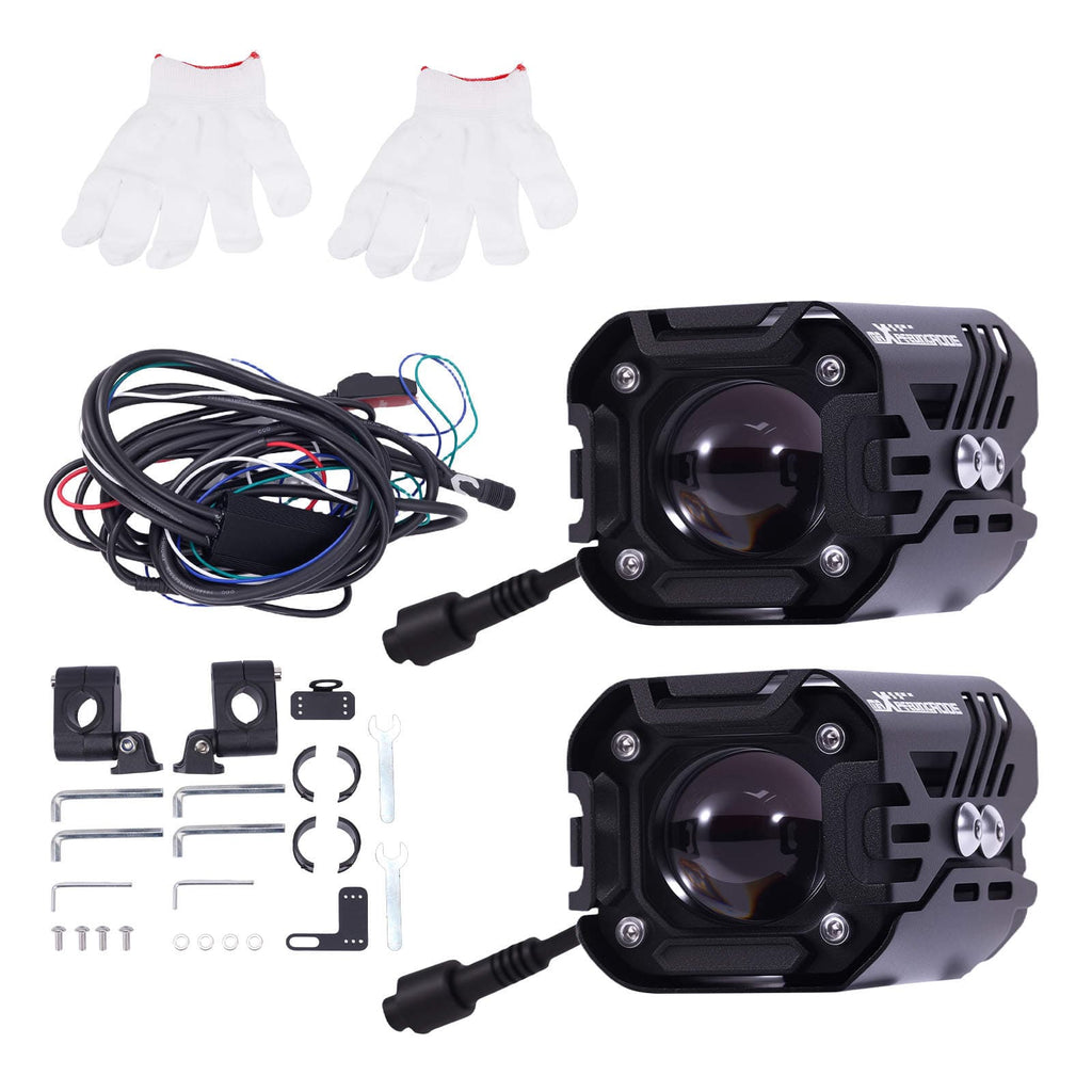 80W LED Auxiliary Lights 12V voor motorfiets ATV UTV offroad