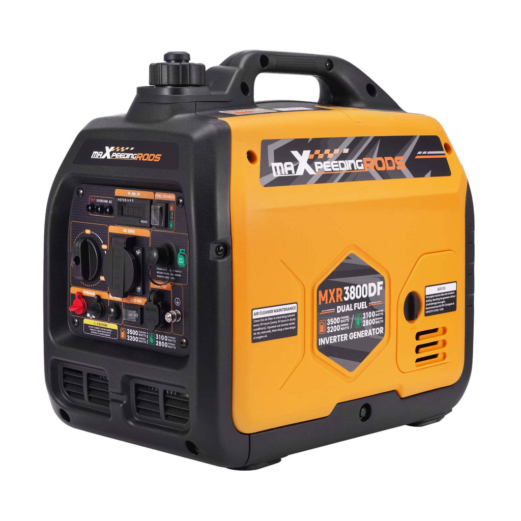 3200W/3500W Aggregaat Generator LPG & Benzine Dual Fuel – Draagbaar voor Caravan