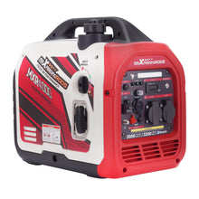 Laad de afbeelding in de galerijviewer, 3,5kW Aggregaat Inverter Generator Benzine met App-Monitoring – 22kg Draagbaar