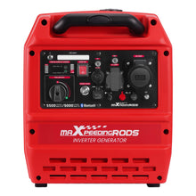Laad de afbeelding in de galerijviewer, 5000W/5500W Aggregaat Inverter Generator Benzine – Bluetooth &amp; Elektrische Start