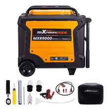 Laad de afbeelding in de galerijviewer, 8kVA Aggregaat Inverter Generator Benzine met ATS Automaat &amp; E-Start – Noodstroom
