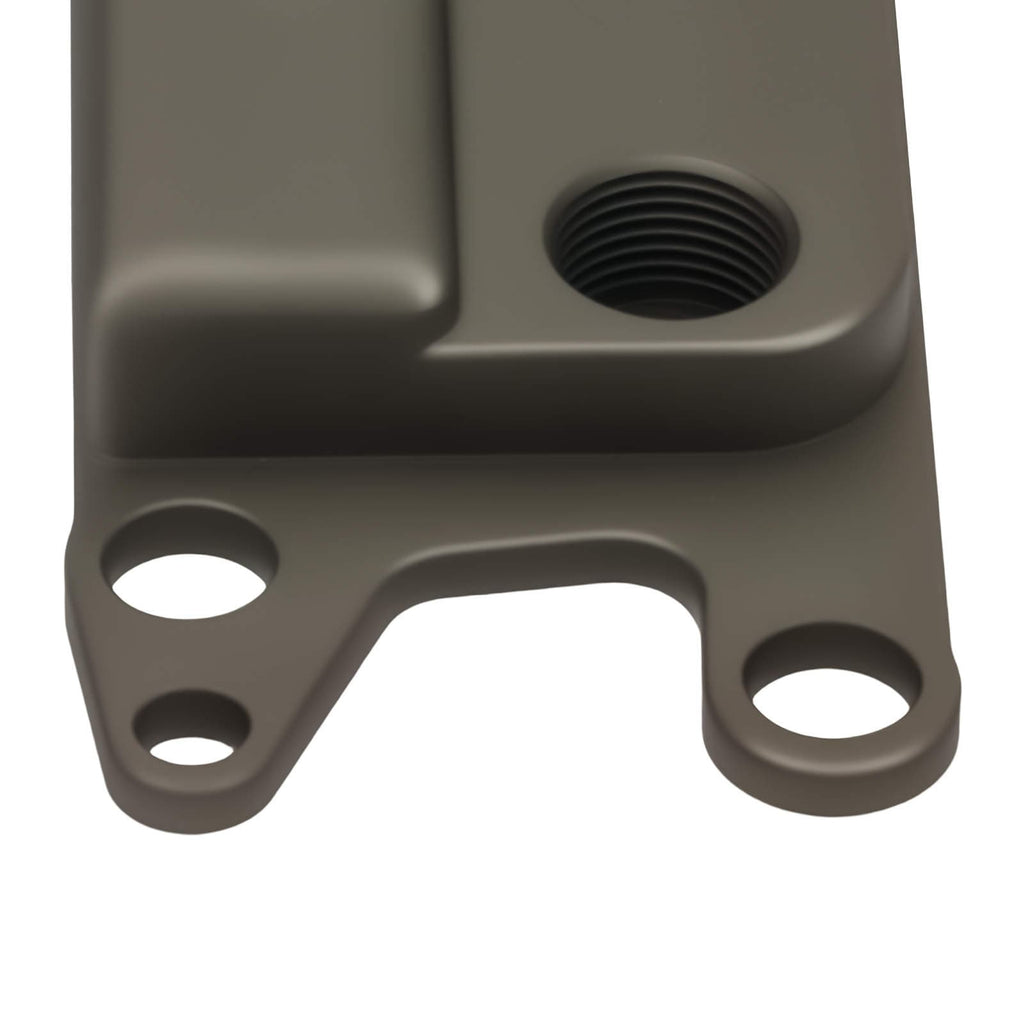 AN10 Aluminium Oil Sandwich Adapter geschikt voor Jeep Wrangler Cherokee 2011-2013