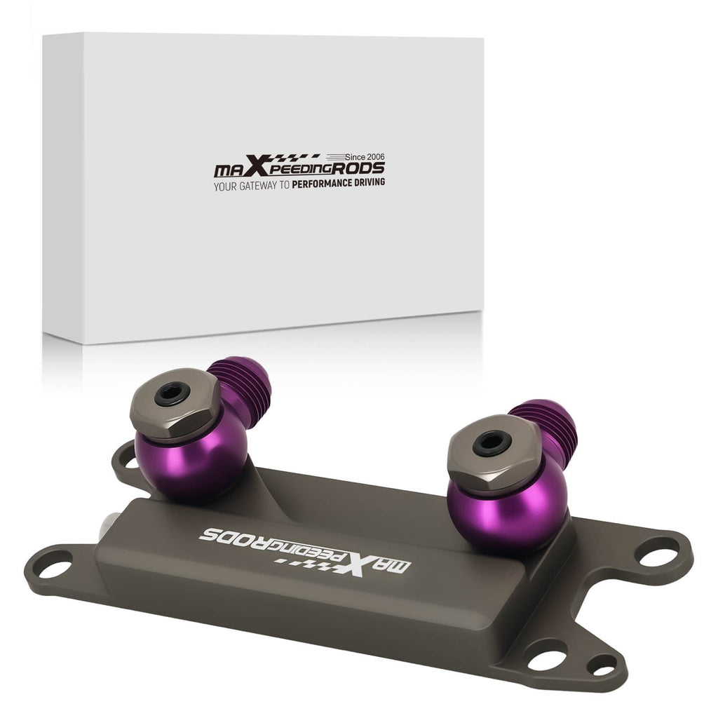 AN10 Aluminium Oil Sandwich Adapter geschikt voor Jeep Wrangler Cherokee 2011-2013