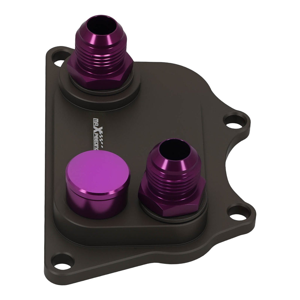 AN10 Oil Sandwich Adapter suitable for VW Audi EA888 MK5 MK6 Aluminum