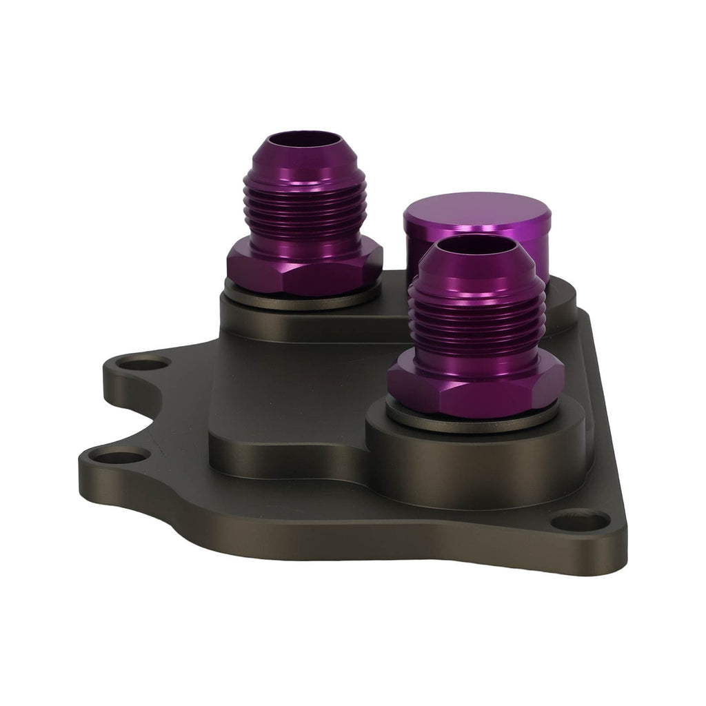 AN10 Oil Sandwich Adapter suitable for VW Audi EA888 MK5 MK6 Aluminum