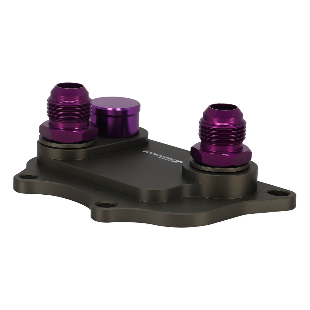 AN10 Oil Sandwich Adapter suitable for VW Audi EA888 MK5 MK6 Aluminum